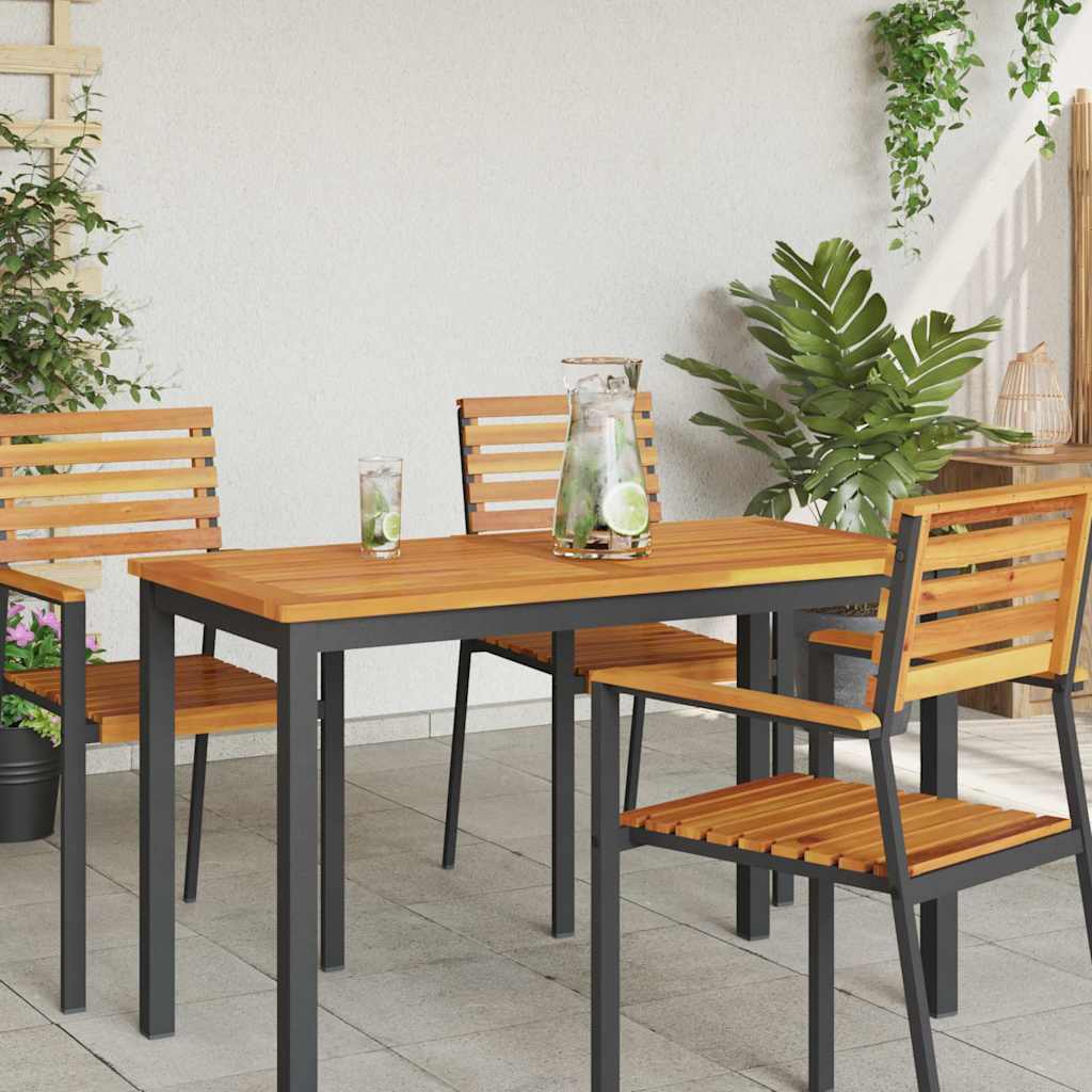 vidaXL Ρουστίκ Επιφάνεια Τραπεζιού 110x55x2 εκ. από Μασίφ Ξύλο Acacia