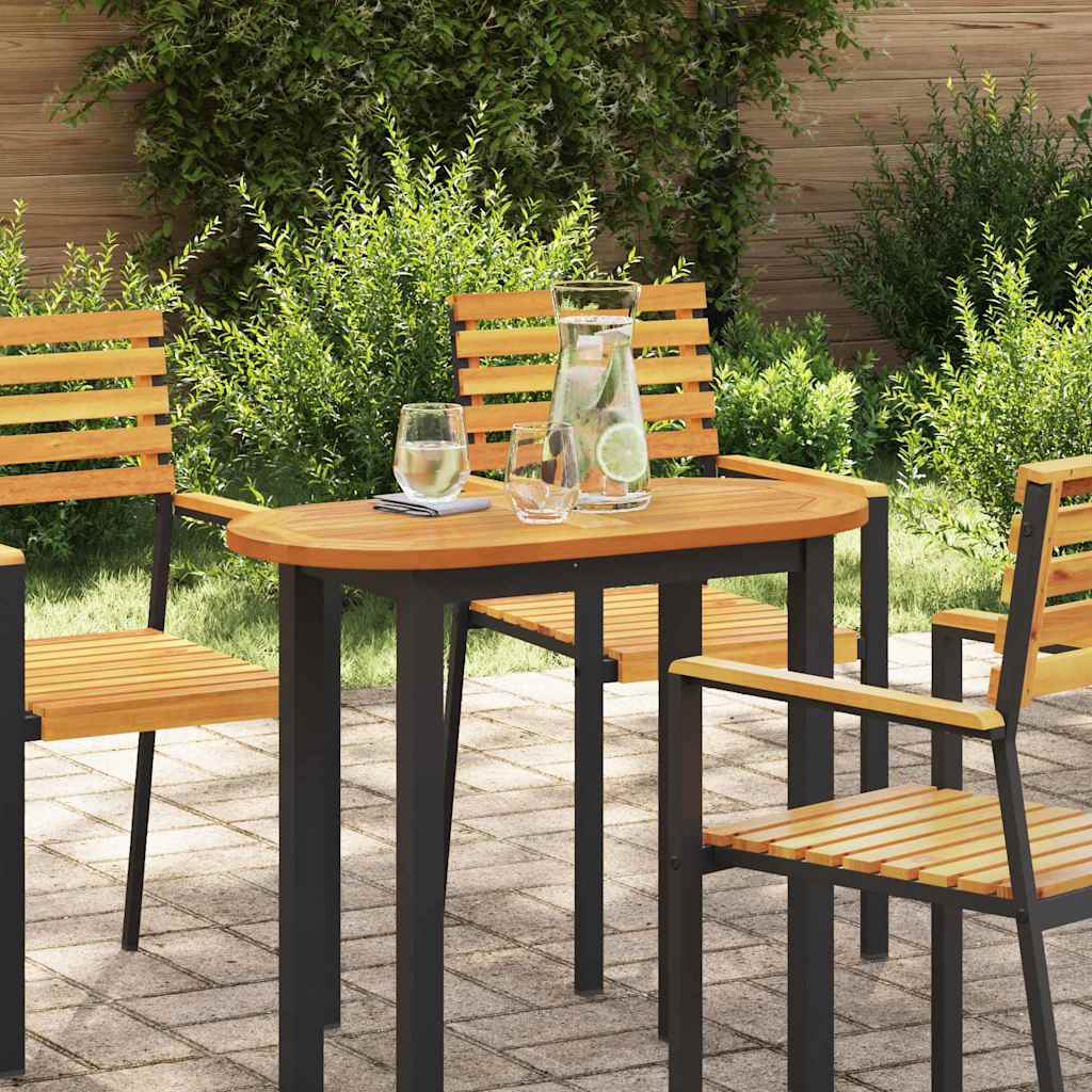 vidaXL Επιφάνεια Τραπέζι 80x40x2,2 cm Ωοειδής Μασίφ Ξύλο Ακακίας