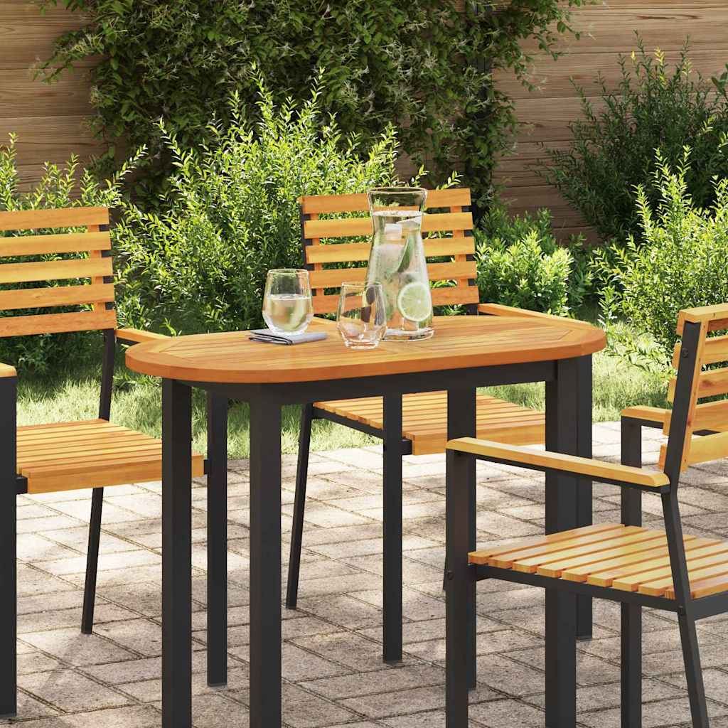 vidaXL Επιφάνεια Τραπέζι 90x45x2,2 cm Ωοειδής Μασίφ Ξύλο Ακακίας