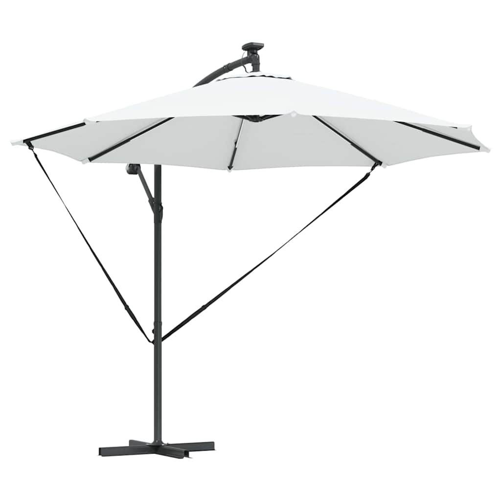 vidaXL Ομπρέλα Cantilever Banana με κλειδαριά Άμμος 294 x 294 x 248 cm
