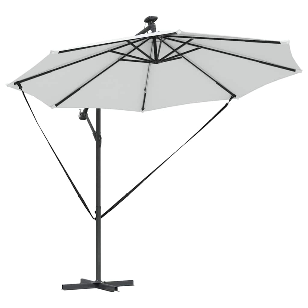 vidaXL Ομπρέλα Cantilever Banana με κλειδαριά Άμμος 294 x 294 x 248 cm