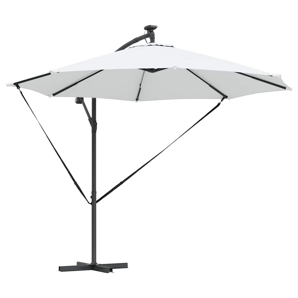 vidaXL Ομπρέλα Cantilever Banana με κλειδαριά Άμμος 294 x 294 x 248 cm