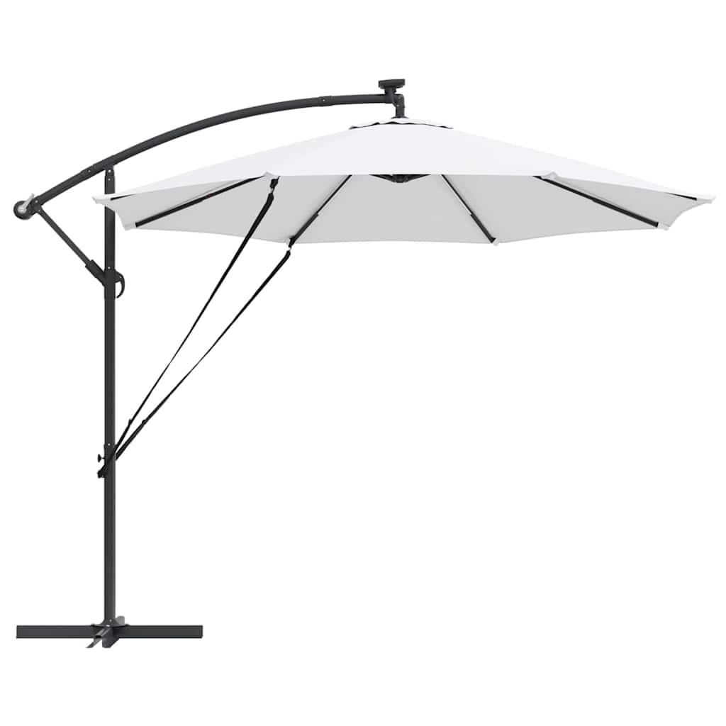 vidaXL Ομπρέλα Cantilever Banana με κλειδαριά Άμμος 294 x 294 x 248 cm