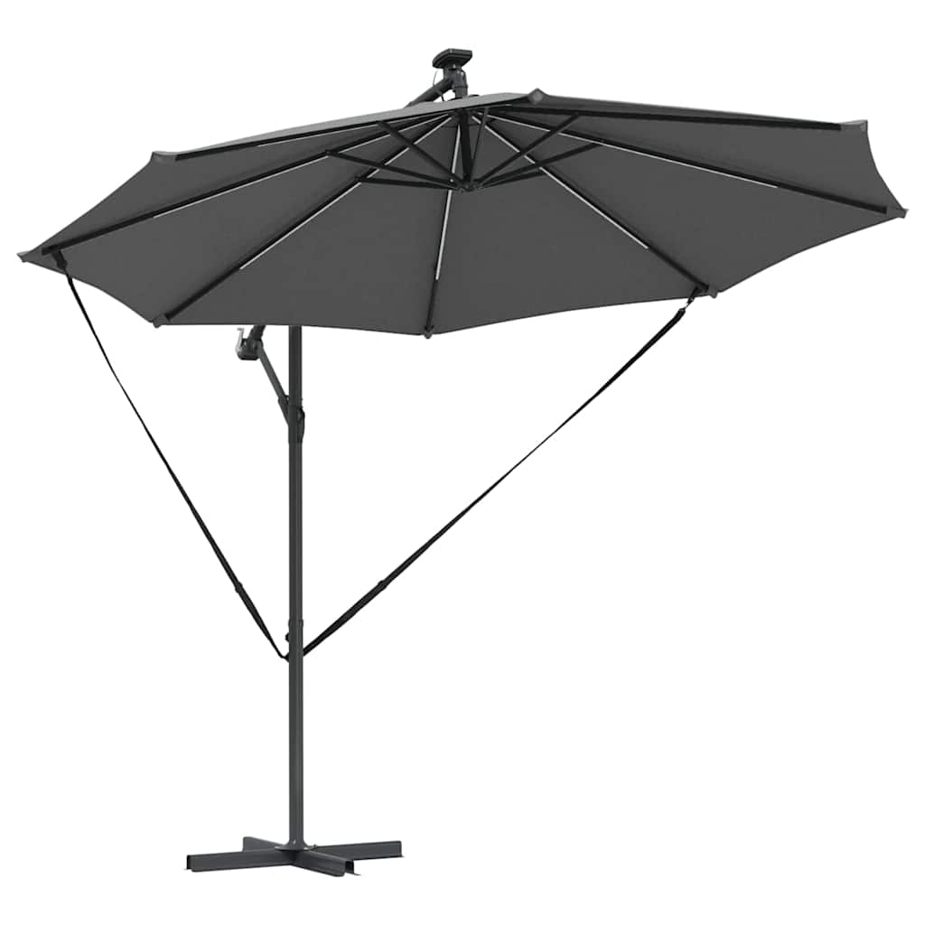 vidaXL Ομπρέλα Cantilever Banana Ανθρακί 294 x 294 x 248 cm