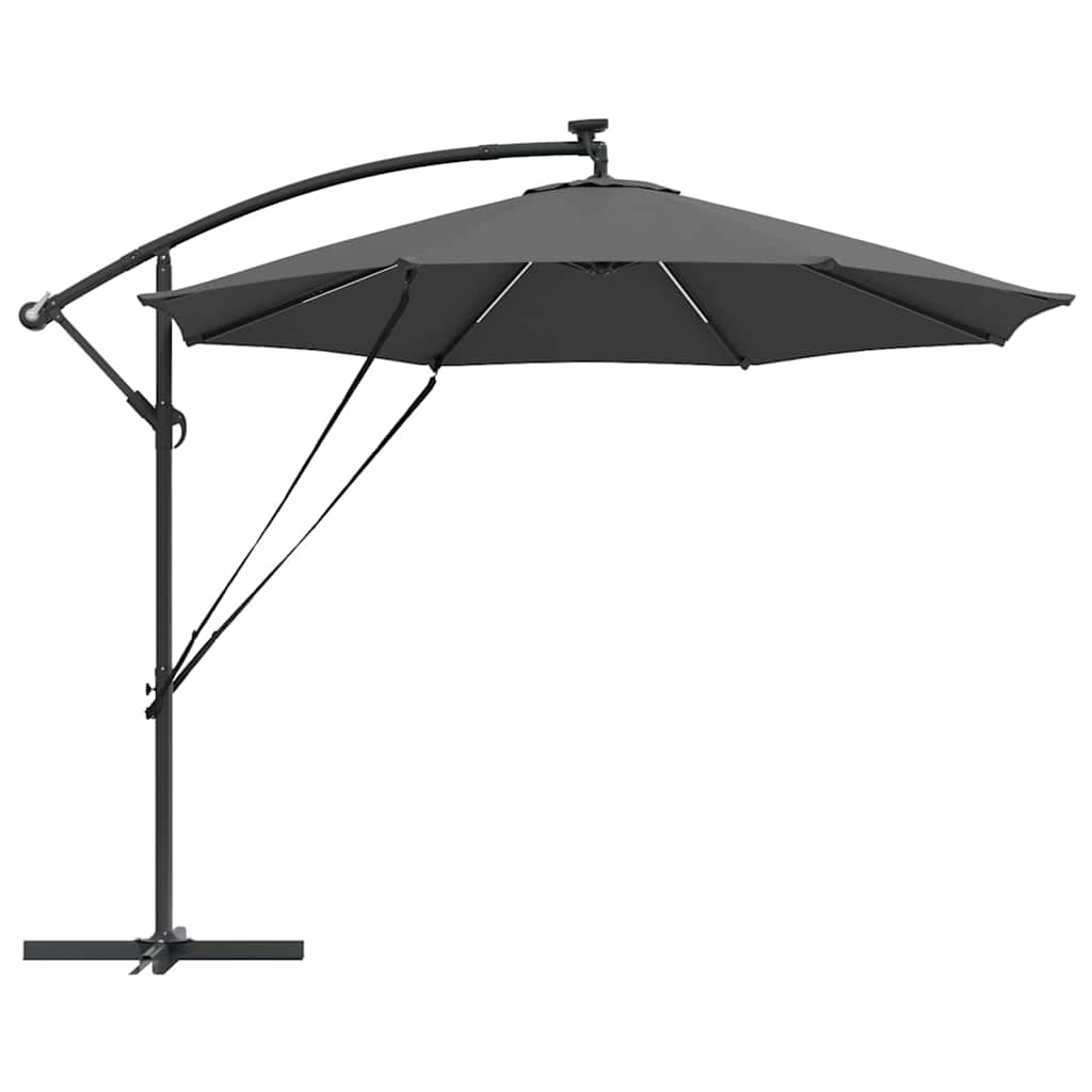 vidaXL Ομπρέλα Cantilever Banana Ανθρακί 294 x 294 x 248 cm