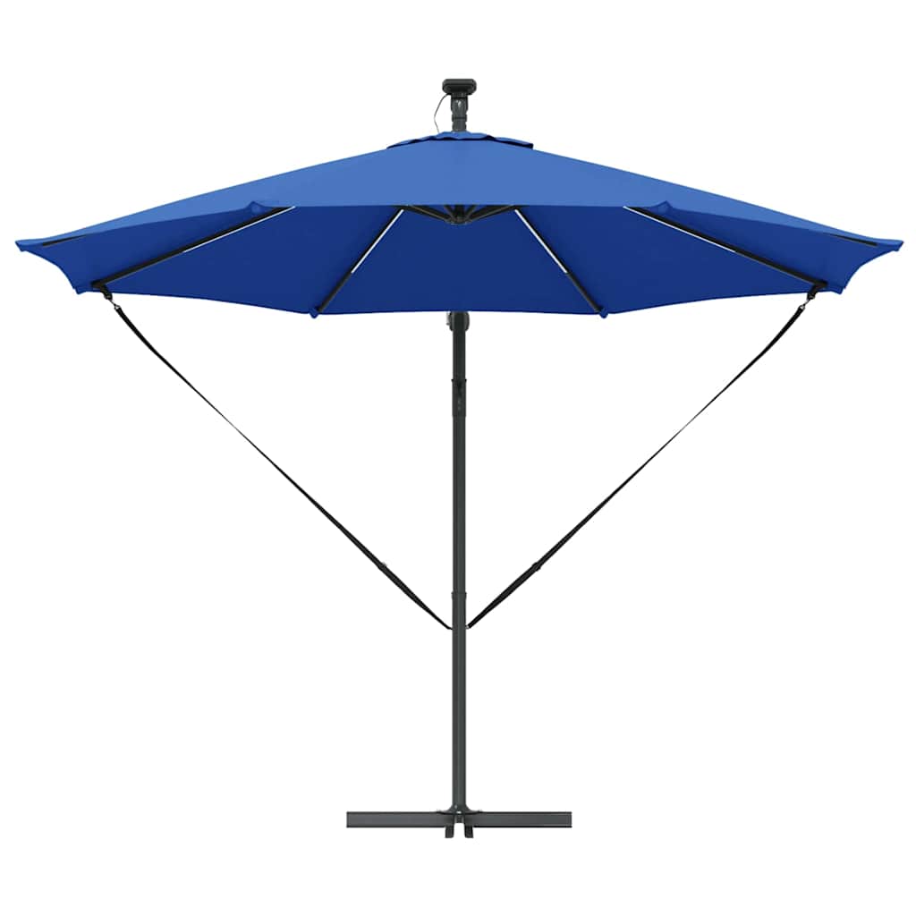 vidaXL Ομπρέλα Cantilever Banana Αζούρ μπλε 294 x 294 x 248 cm