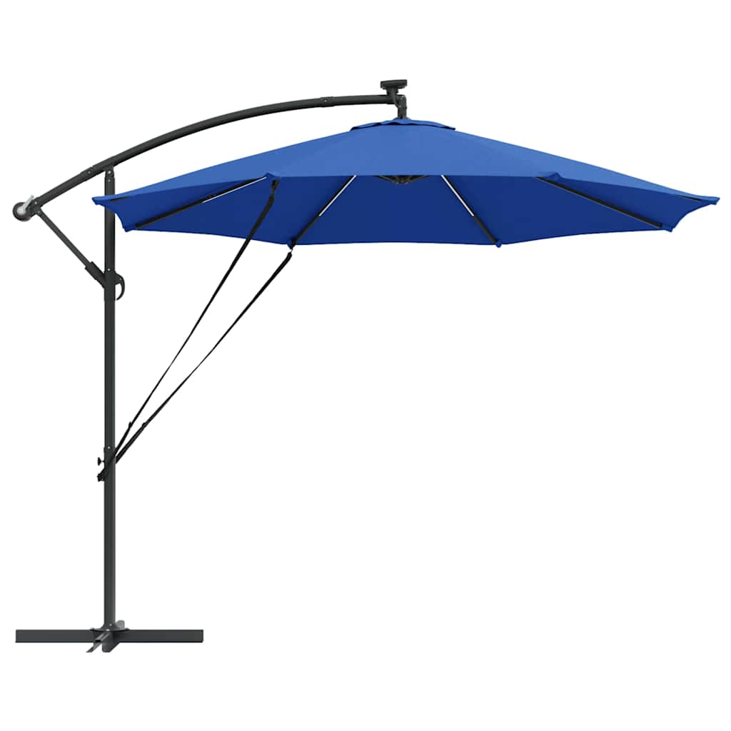 vidaXL Ομπρέλα Cantilever Banana Αζούρ μπλε 294 x 294 x 248 cm