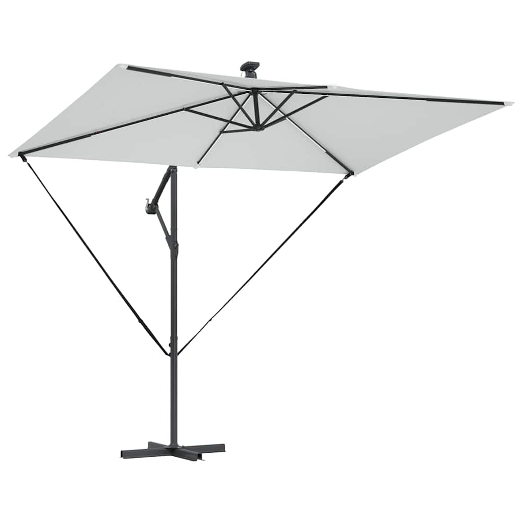 vidaXL Ομπρέλα Cantilever Banana Άμμος 294 x 200 x 254 εκ.