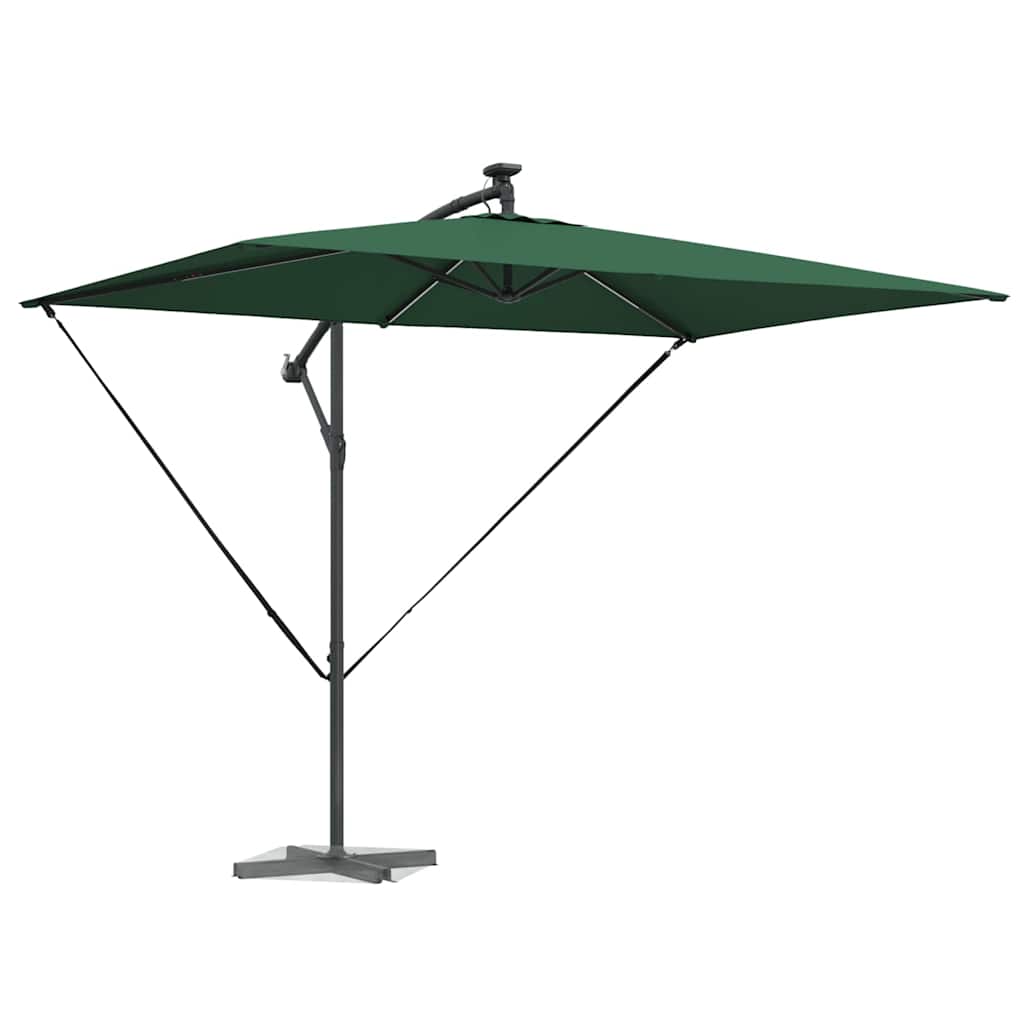 vidaXL Ομπρέλα Cantilever Banana Πράσινο 294 x 200 x 254 εκ.