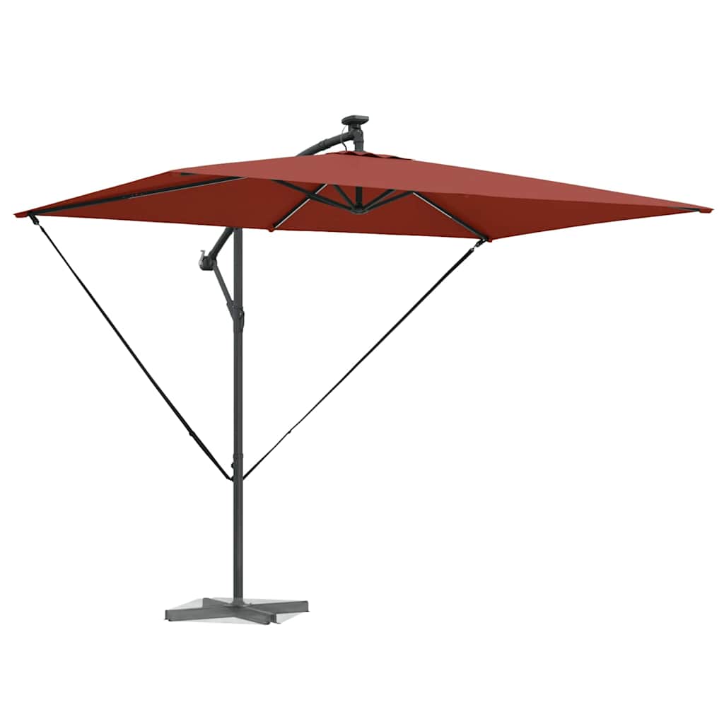 vidaXL Ομπρέλα Cantilever Banana Τερακότα 294 x 200 x 254 εκ.