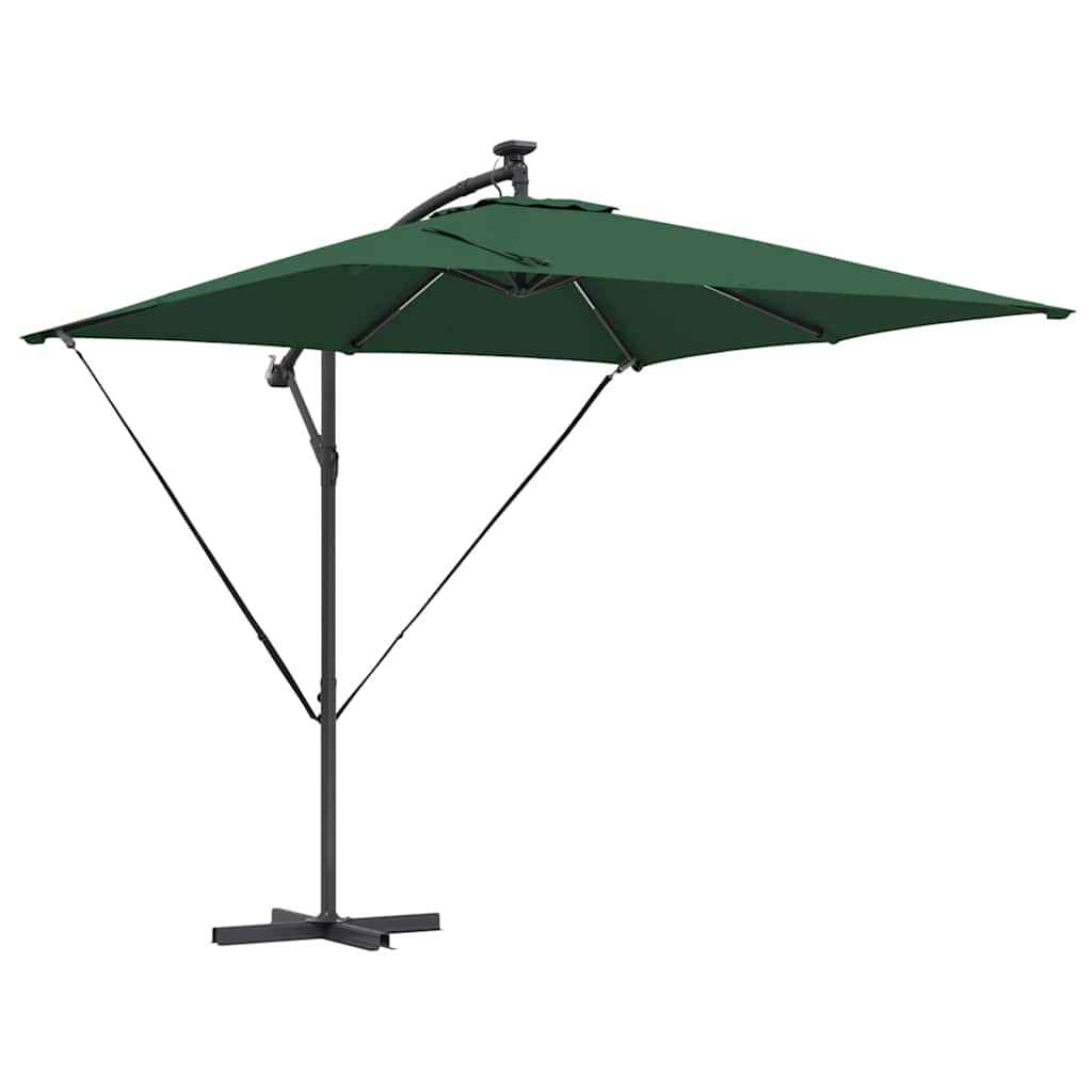 vidaXL Ομπρέλα Cantilever Banana Πράσινο 249 x 249 x 250 εκ.