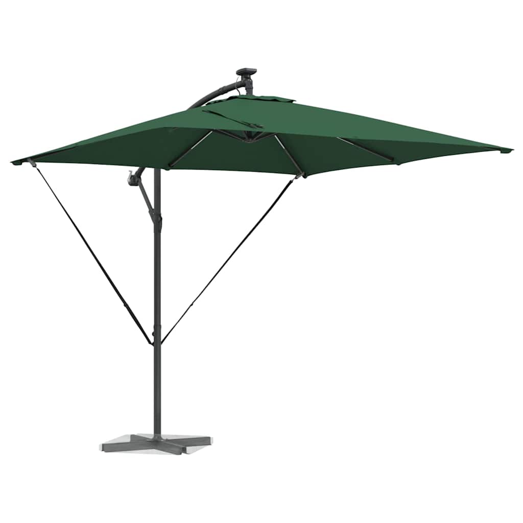 vidaXL Ομπρέλα Cantilever Banana Πράσινο 249 x 249 x 250 εκ.
