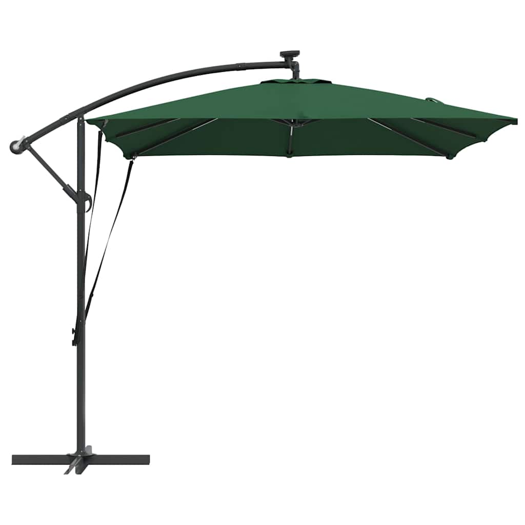 vidaXL Ομπρέλα Cantilever Banana Πράσινο 249 x 249 x 250 εκ.