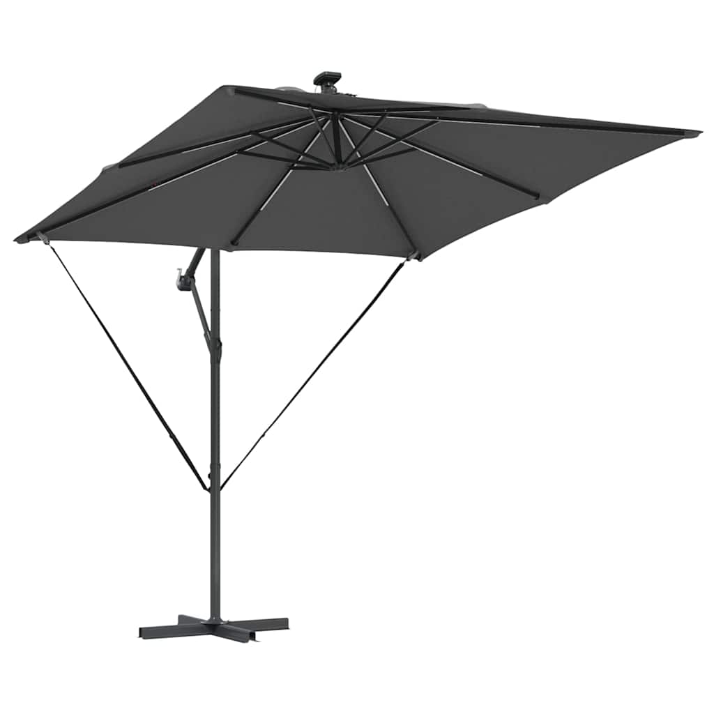 vidaXL Ομπρέλα Cantilever Banana Ανθρακί 249 x 249 x 250 εκ.