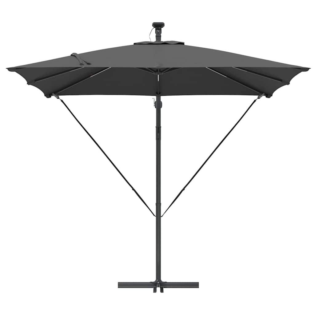 vidaXL Ομπρέλα Cantilever Banana Ανθρακί 249 x 249 x 250 εκ.
