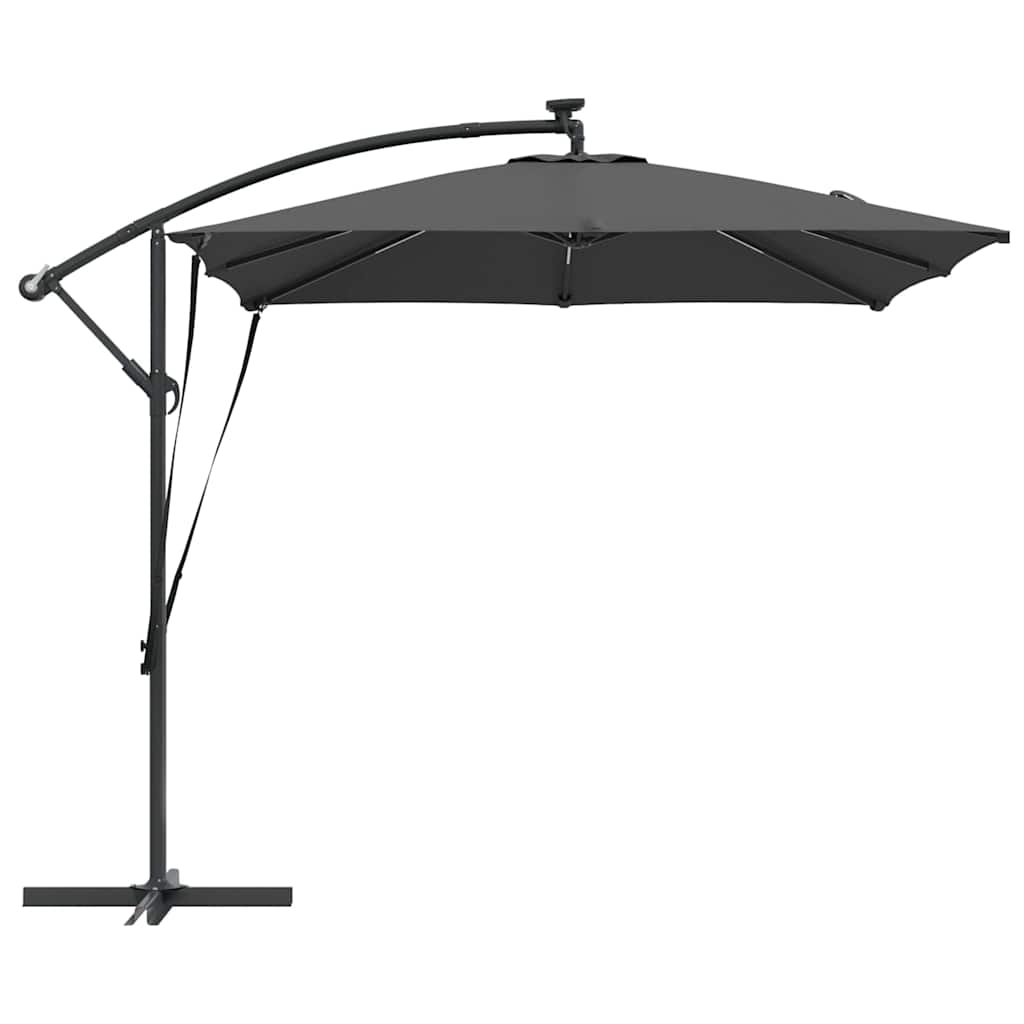 vidaXL Ομπρέλα Cantilever Banana Ανθρακί 249 x 249 x 250 εκ.