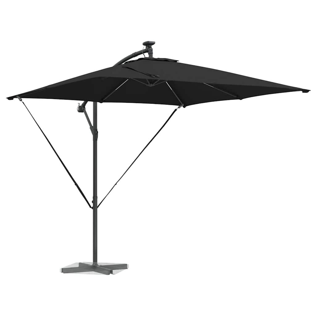 vidaXL Ομπρέλα Cantilever Banana Μαύρο 249 x 249 x 250 εκ.
