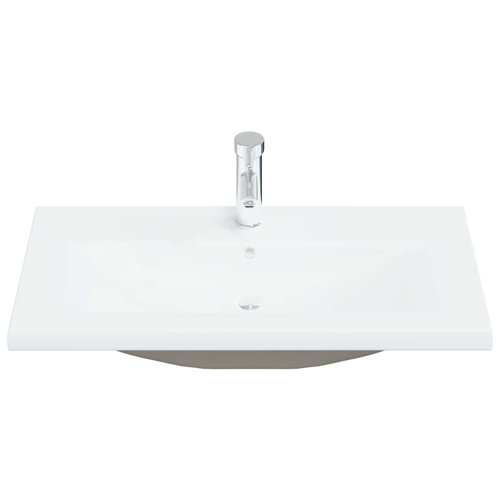 vidaXL Σετ Επίπλων Μπάνιου 3 pcs Μαύρη δρυς 80 x 38.5 x 45 cm