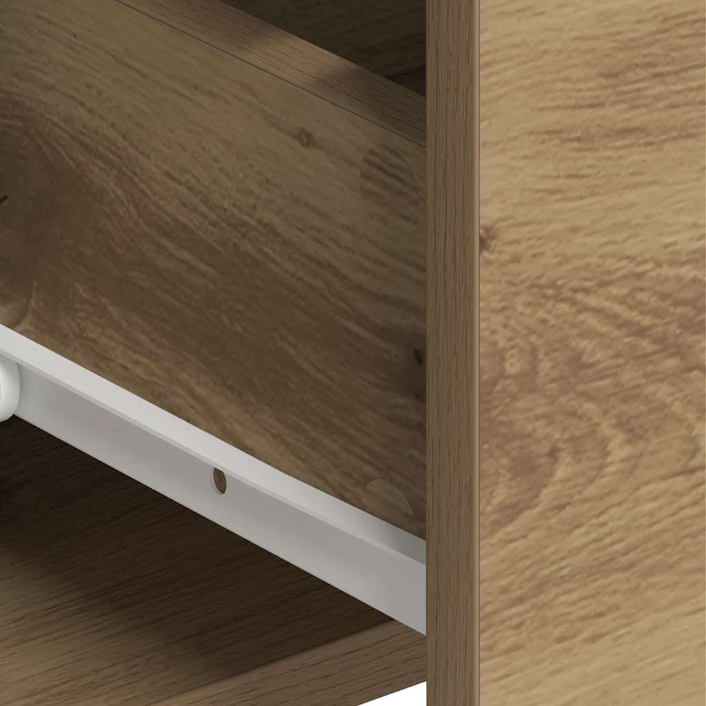 vidaXL Highboard Artisan Oak 80 x 33 x 150 εκ Επεξεργασμένο ξύλο