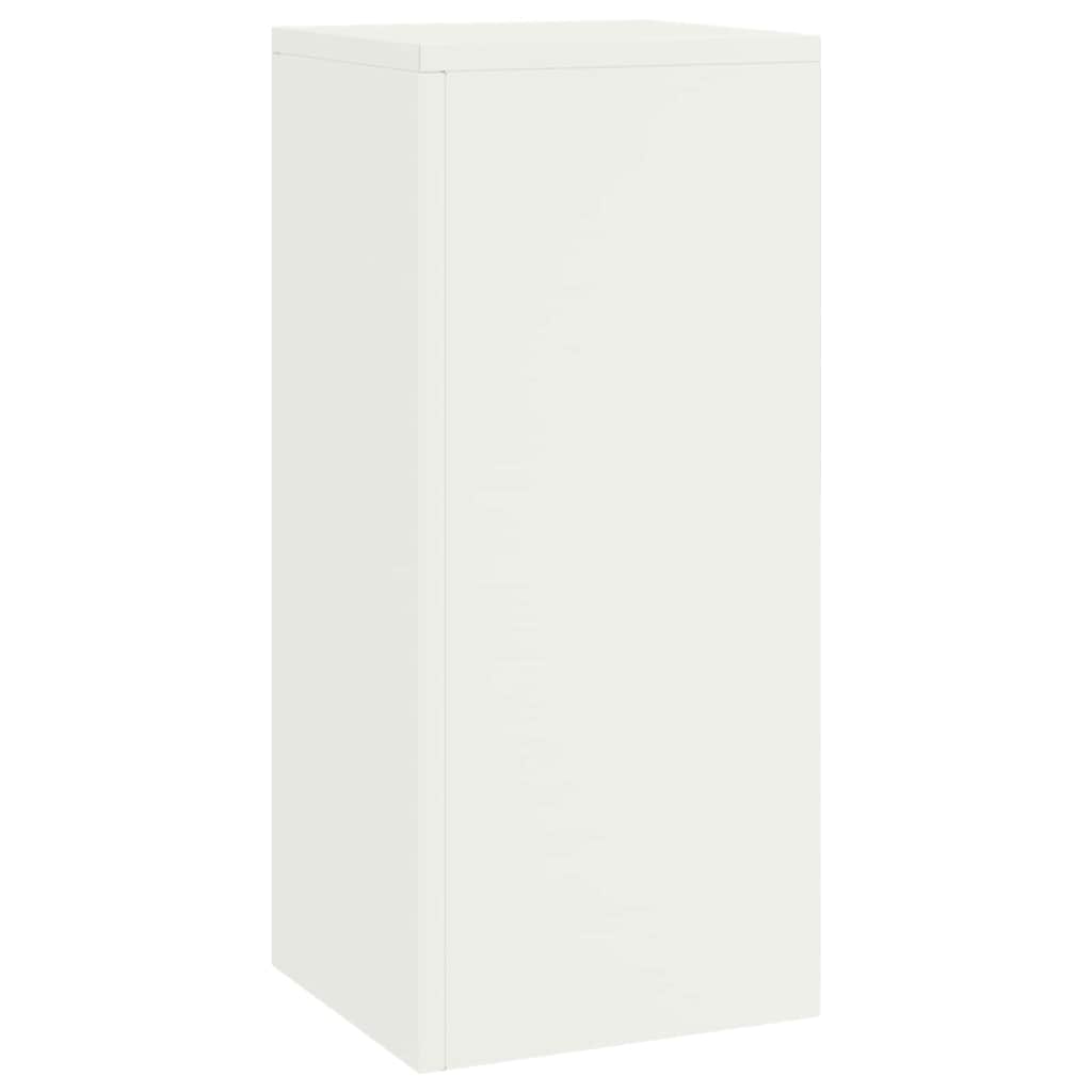 vidaXL Στήριξη φυτών 2 pcs Λευκό 24 x 24 x 55 εκ. Ατσάλι