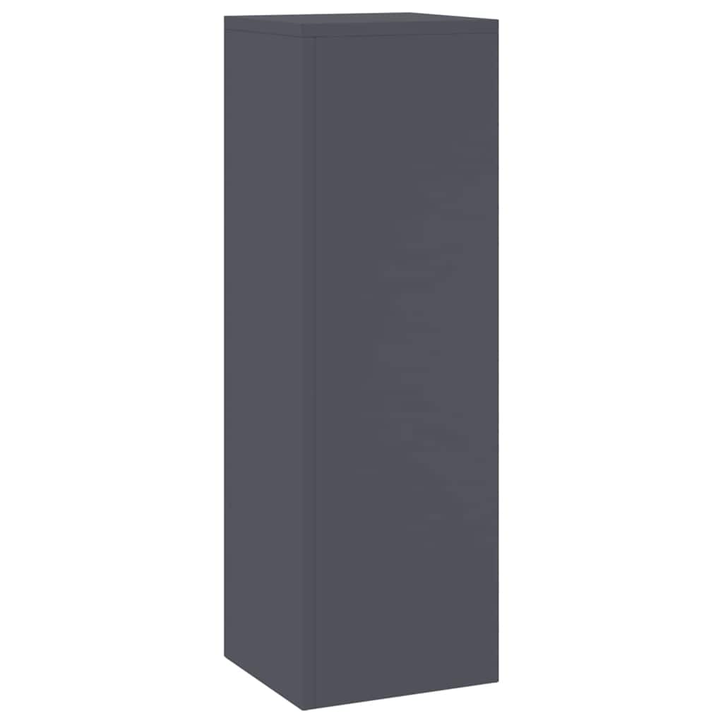 vidaXL Στήριξη φυτών 2 pcs Ανθρακί 24 x 24 x 75 εκ. Ατσάλι