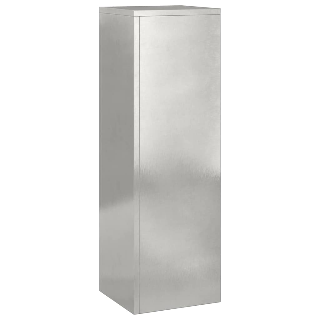 vidaXL Στήριξη φυτών 2 pcs Ασημί 24 x 24 x 75 εκ. Ανοξείδωτο ατσάλι