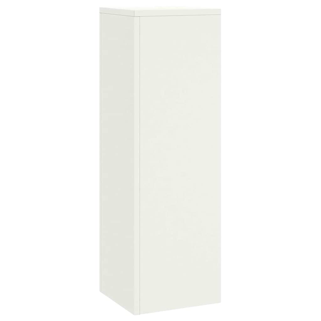 vidaXL Στήριξη φυτών 3 pcs Λευκό 24 x 24 x 75 εκ. Ατσάλι
