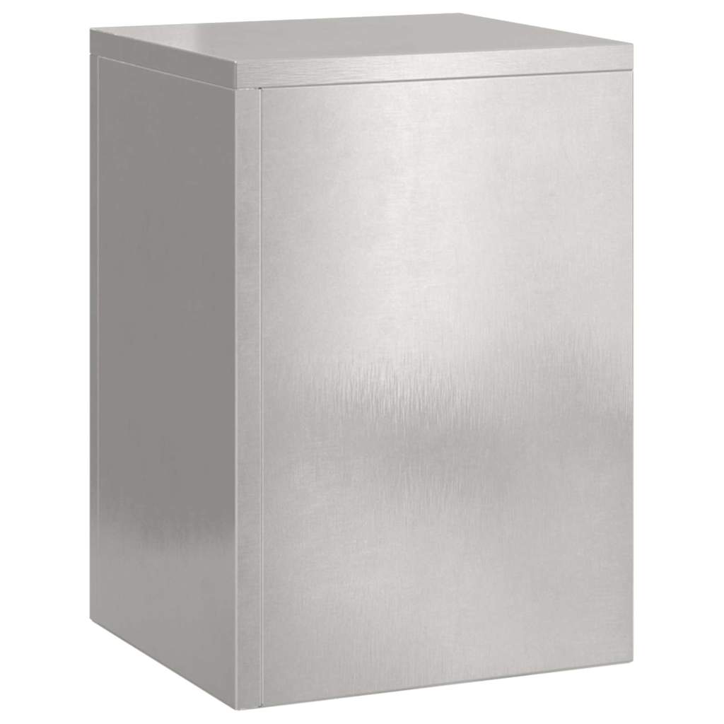 vidaXL Στήριξη φυτών 3 pcs Ασημί 24 x 24 x 75 εκ. Ανοξείδωτο ατσάλι