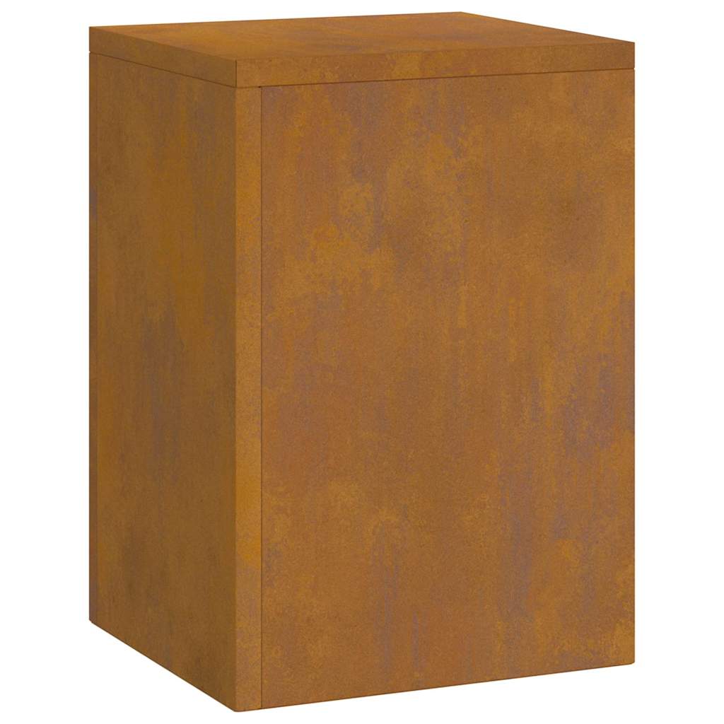vidaXL Στήριξη φυτών 3 pcs Σκ rusty 24 x 24 x 75 εκ.