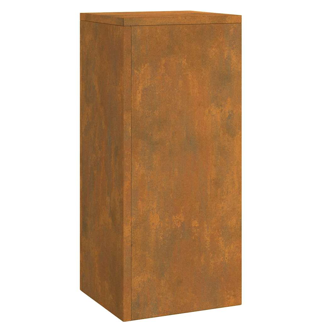 vidaXL Στήριξη φυτών 3 pcs Σκ rusty 24 x 24 x 75 εκ.
