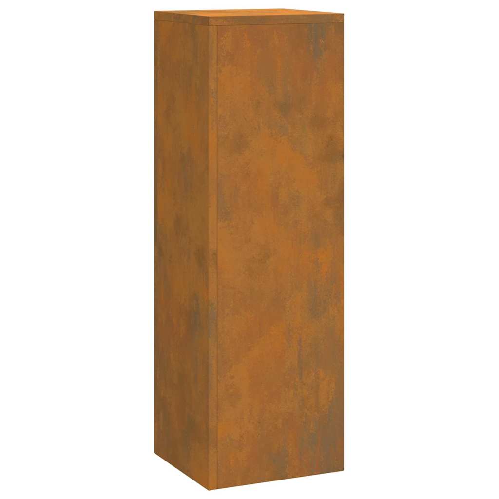vidaXL Στήριξη φυτών 3 pcs Σκ rusty 24 x 24 x 75 εκ.