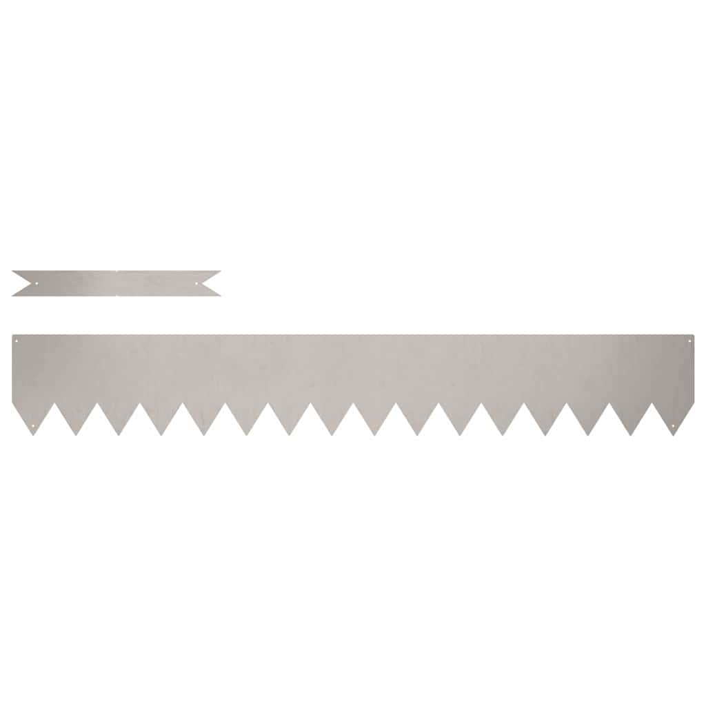 vidaXL Περιγράμματα γκαζόν 30 pcs Καφέ 100 x 0.5 x 15 εκ