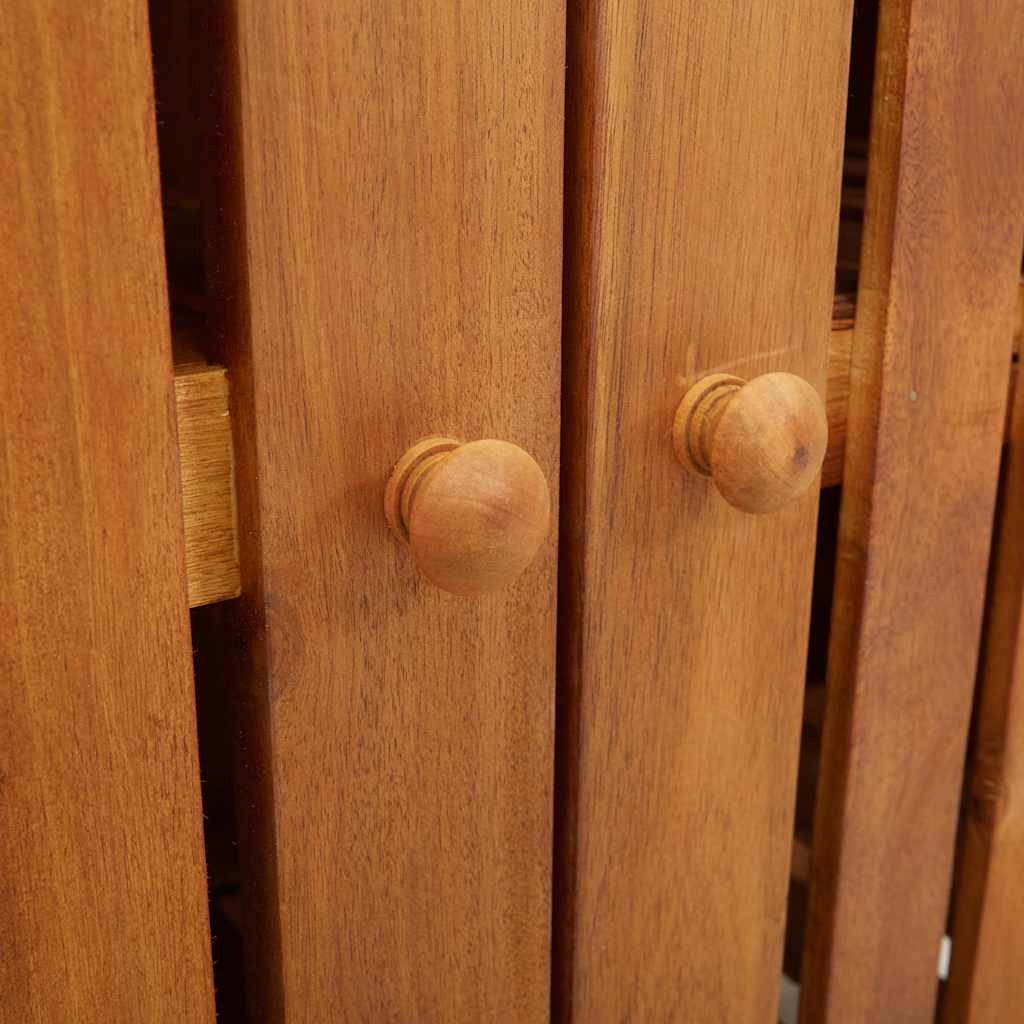vidaXL Ντουλάπι Κήπου Καστανό 78 x 36.5 x 78cm Καμπούντα ξύλο ακακίας
