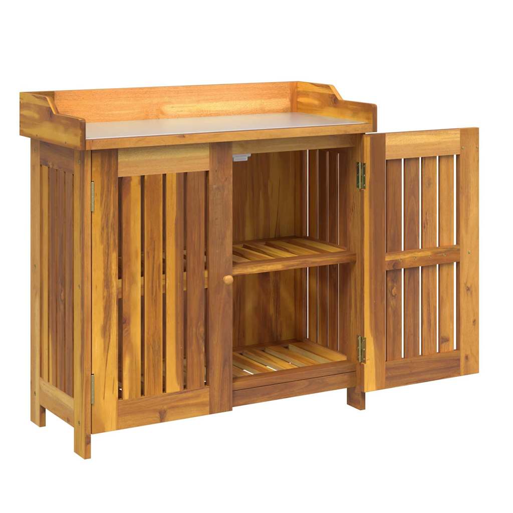 vidaXL Ντουλάπι Κήπου Καστανό 78 x 36.5 x 78cm Καμπούντα ξύλο ακακίας