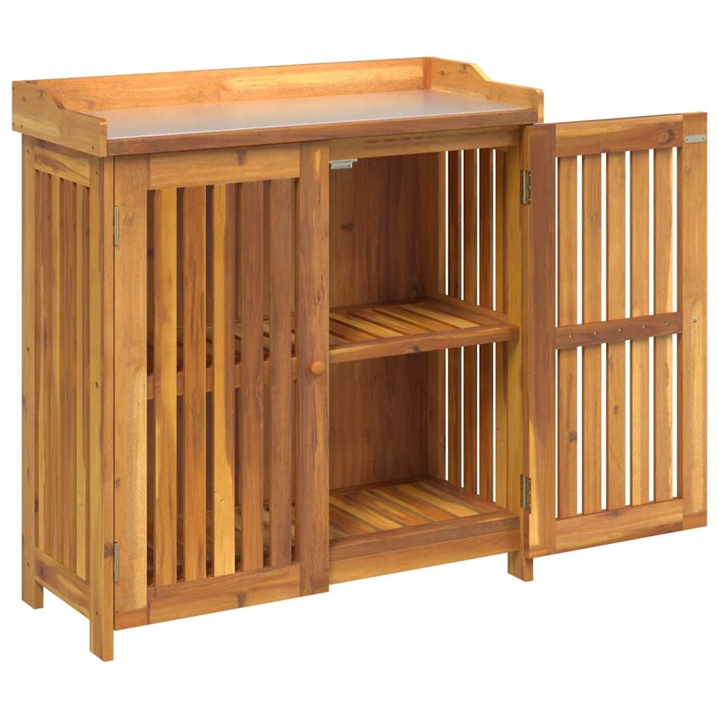 vidaXL Ντουλάπι Κήπου Καστανό 78 x 36.5 x 78cm Καμπούντα ξύλο ακακίας