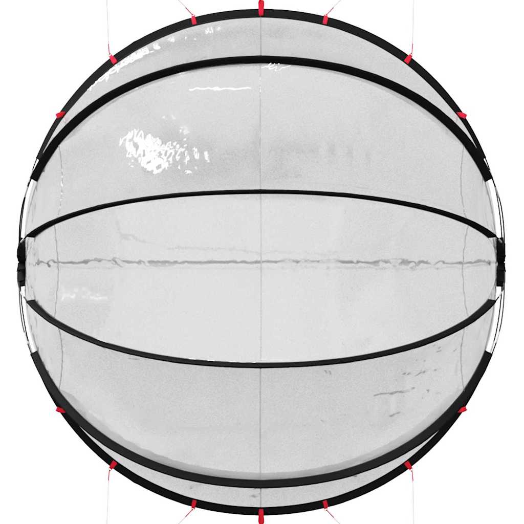 vidaXL Θόλος πισίνας Διαφανές 405 x 405 x 192 εκ. PVC