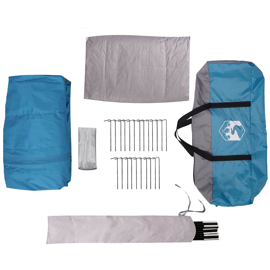 vidaXL Καταφύγιο Τέντας με στέγη Μπλε και Γκρι 320 x 320 x 203 εκ