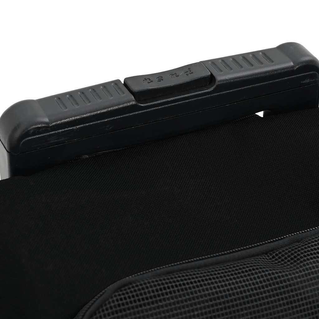 vidaXL Καρότσι Κατοικίδιων 3 σε 1 Μαύρο Ύφασμα Oxford 48x32x57 εκ.