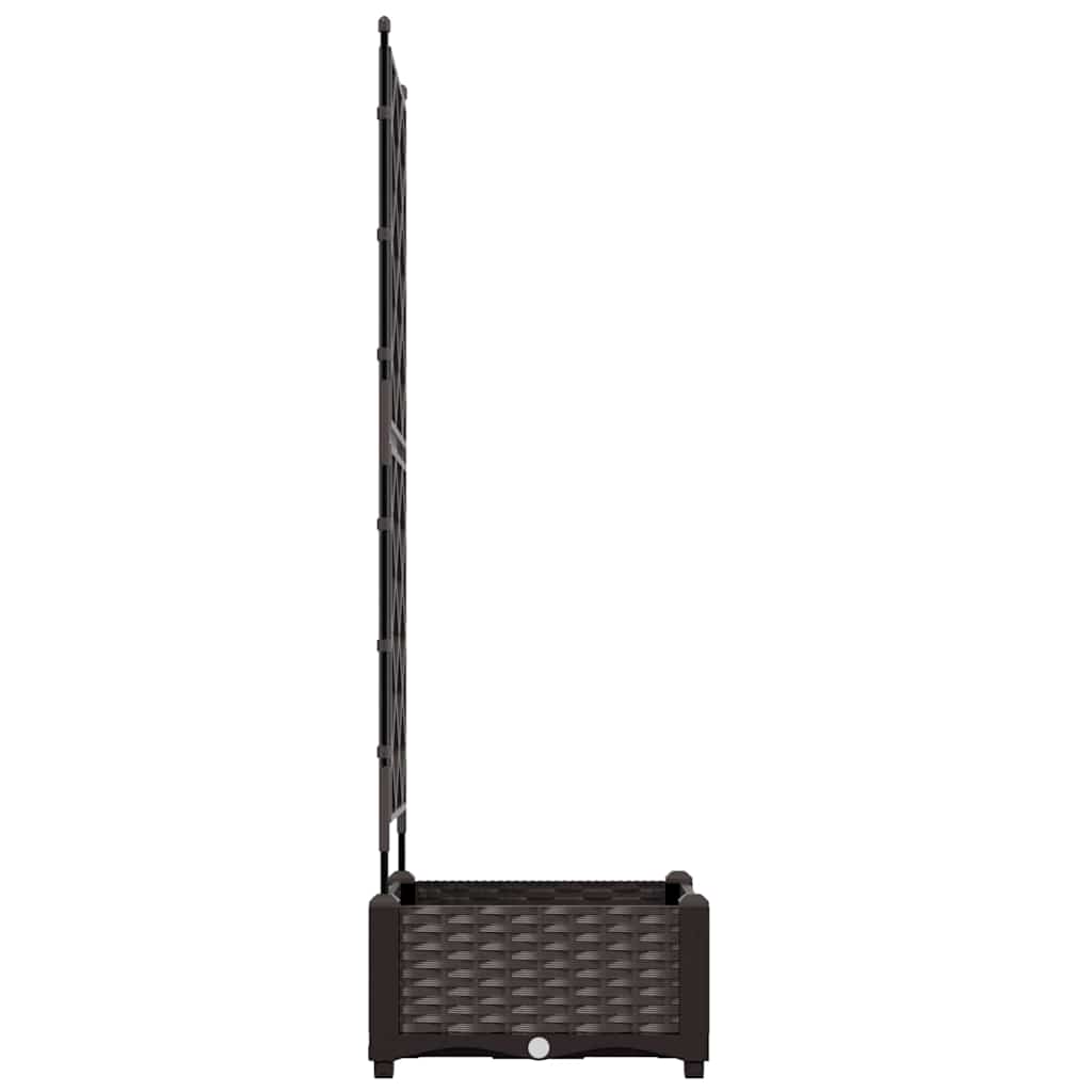 vidaXL Κηποτινάκι με Τρέλα Καφέ 40 x 40 x 125.5 εκ. PP