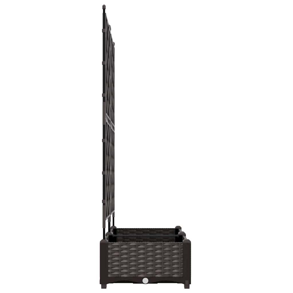 vidaXL Κηποτινάκι με Τρέλα Καφέ 80 x 40 x 125.5 εκ. PP