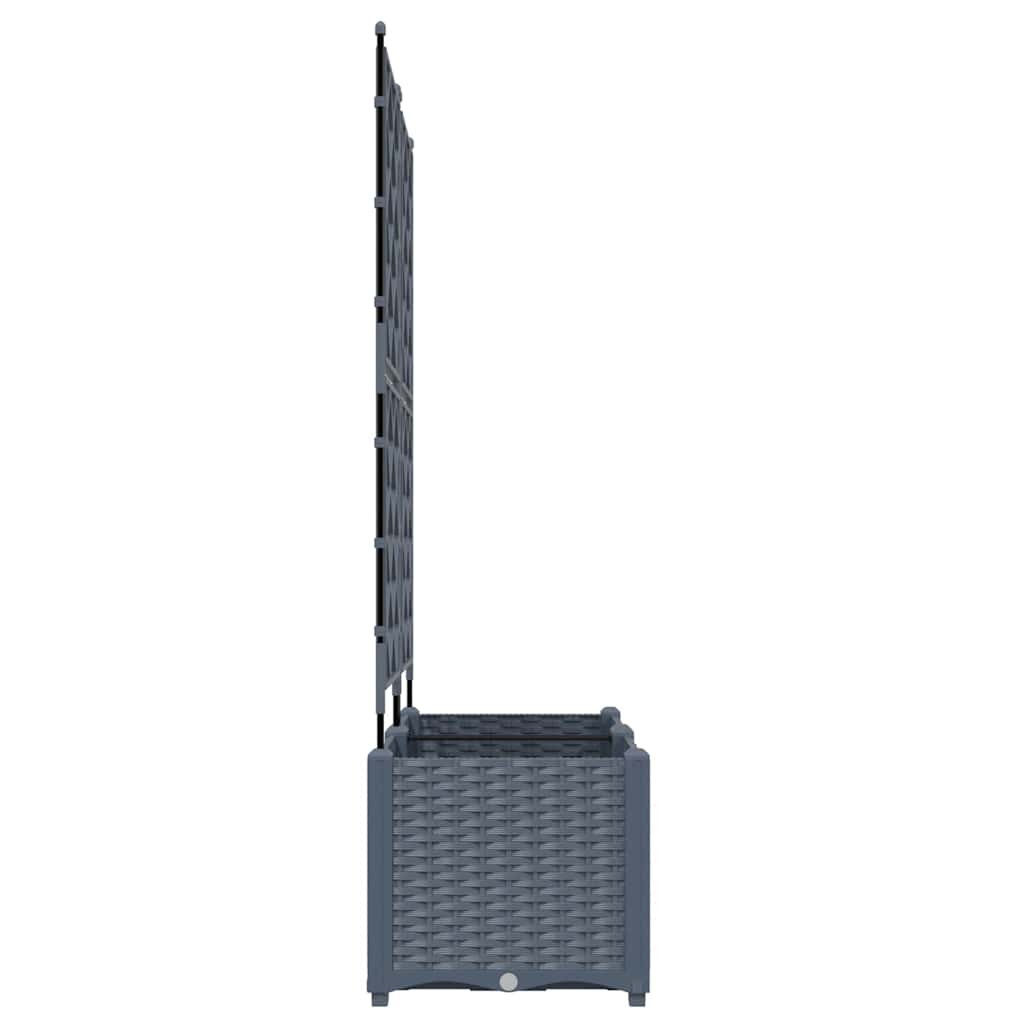 vidaXL Κηποτινάκι με Τρέλα 2 pcs Ανοιχτό γκρι 80 x 40 x 143 εκ. PP