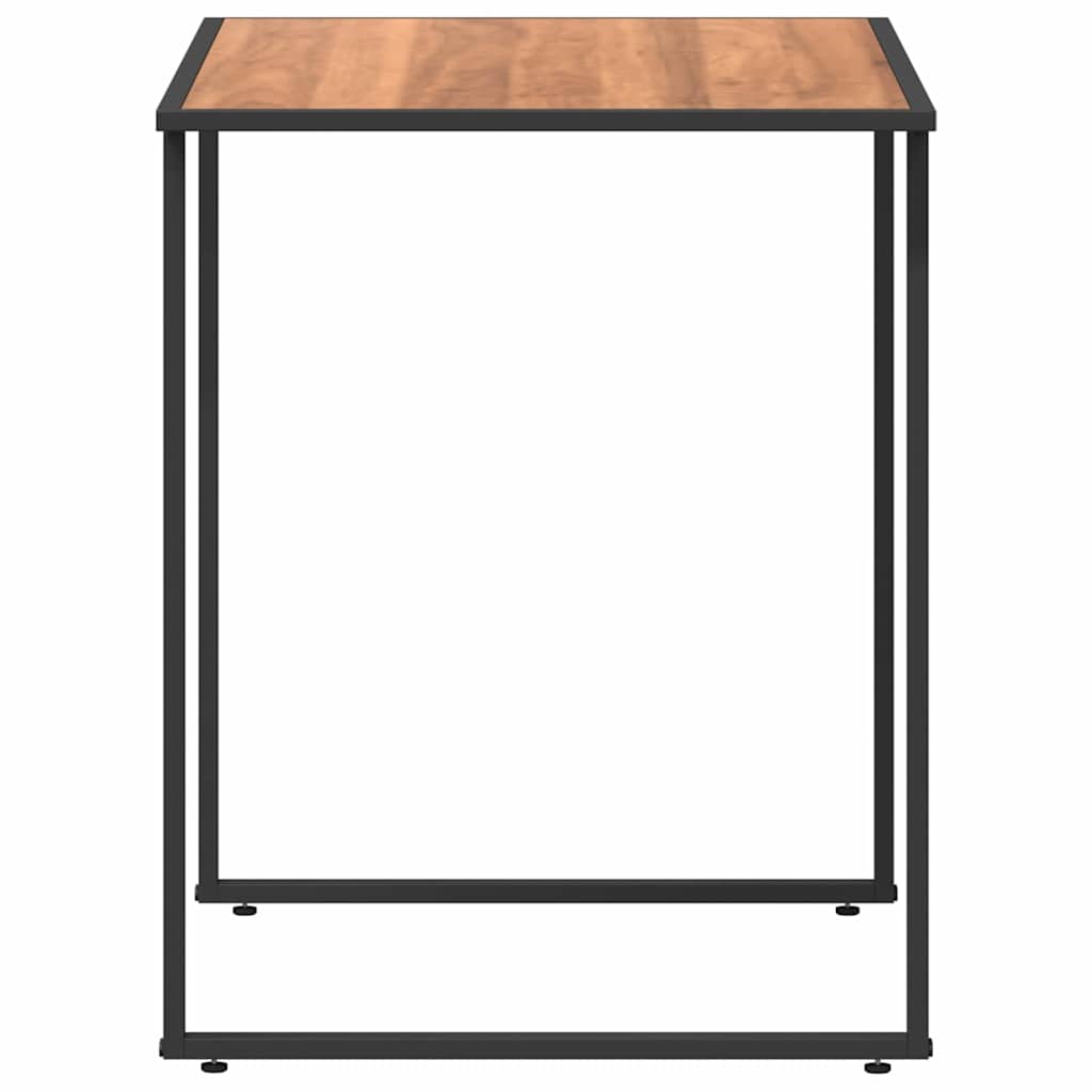 vidaXL Τραπέζι Κήπου Καφέ 100 x 55 x 70 εκ. Χάλυβας και DPC