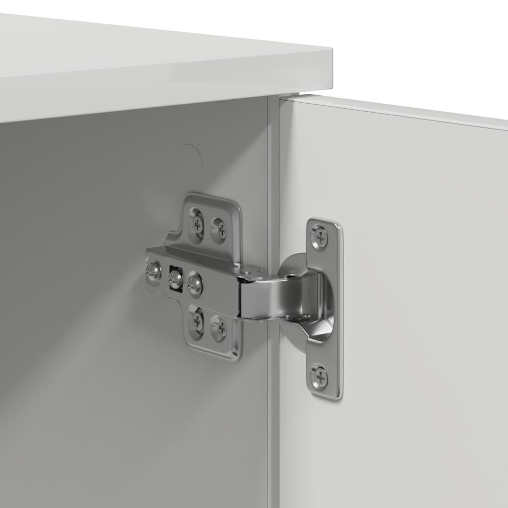 vidaXL Κρεβάτι με Αποθήκευση Λευκό 90x200 εκ.