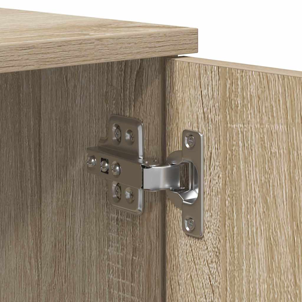 vidaXL Κρεβάτι αποθήκευσης Sonoma Oak 80x200 εκ.