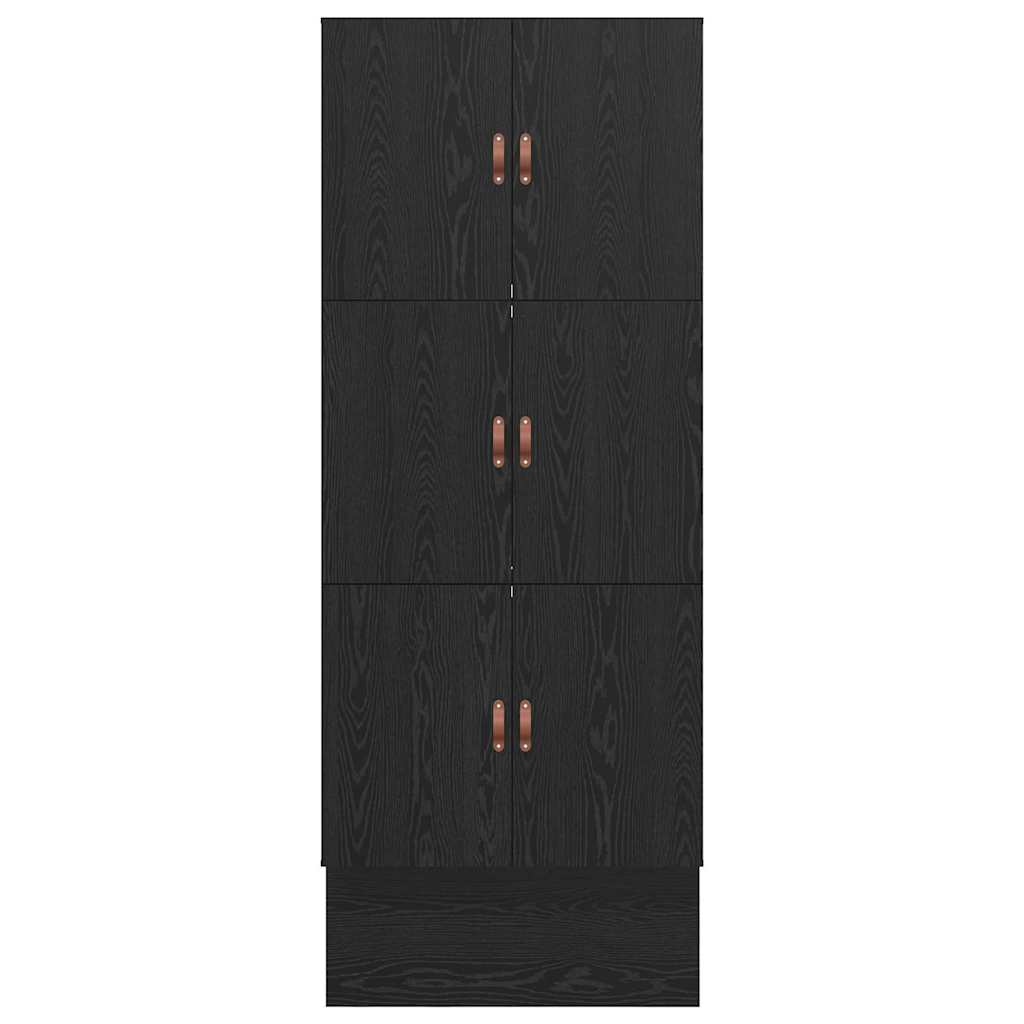 vidaXL Κρεβάτι με αποθηκευτικό χώρο με συρτάρι Μαύρη Οξυά 90 cm