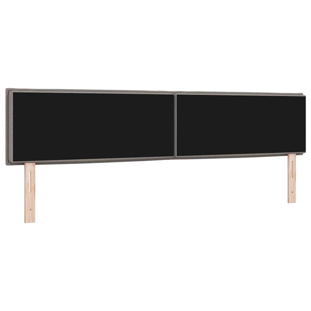 vidaXL Κεφαλάρι Ρυθμιζόμενο Ύψος με κεφαλάρι Taupe 200 cm ύφασμα