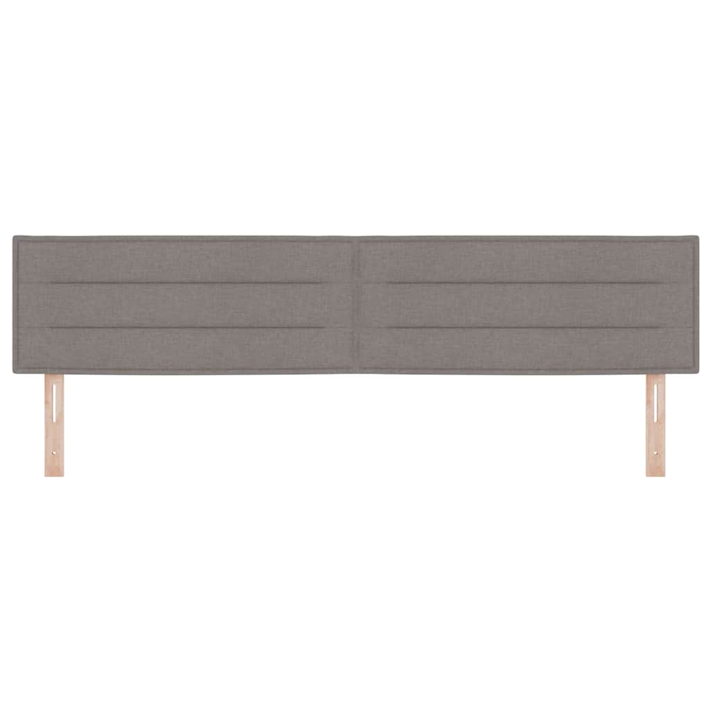 vidaXL Κεφαλάρι Ρυθμιζόμενο Ύψος με κεφαλάρι Taupe 200 cm ύφασμα