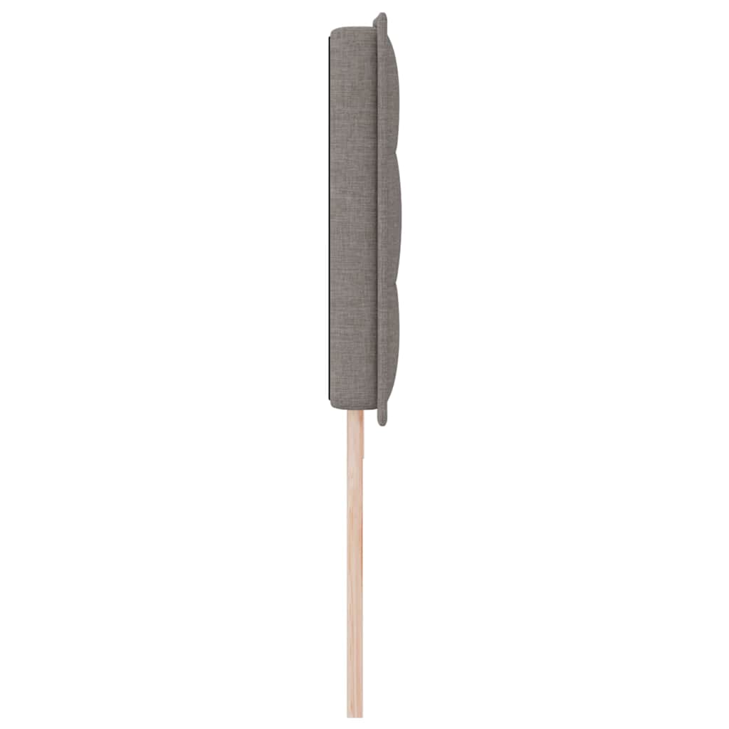 vidaXL Κεφαλάρι Ρυθμιζόμενο Ύψος με κεφαλάρι Taupe 200 cm ύφασμα