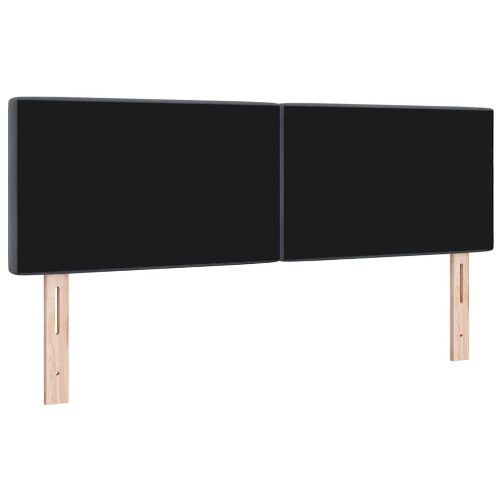 vidaXL Βελούδινο Κεφαλάρι Argyle Σκούρο Γκρι 160 cm Βελούδο