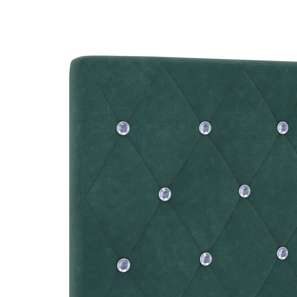 vidaXL Βελούδινο Κεφαλάρι Argyle Σκούρο πράσινο 180 cm Βελούδο